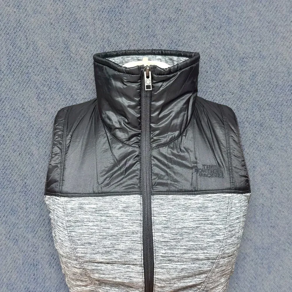 The North Face Women’s Grey and Black Insulated Vest - Zip-Up, Size Small - Picture 3 of 5